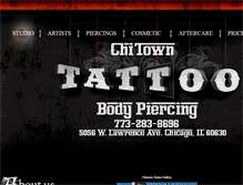 Tablet Screenshot of chitowntattoo.com